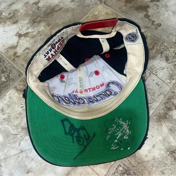 Men’s Vintage 1993 Montreal Canadians NHL Snap Back  Hat Zephyr brand Worn Out - Picture 6 of 14